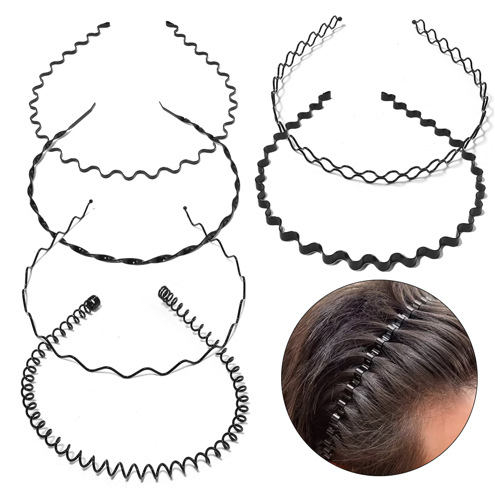 6pcs Fashion Metal Hair Band B - Men Accessories Earrings review and price
