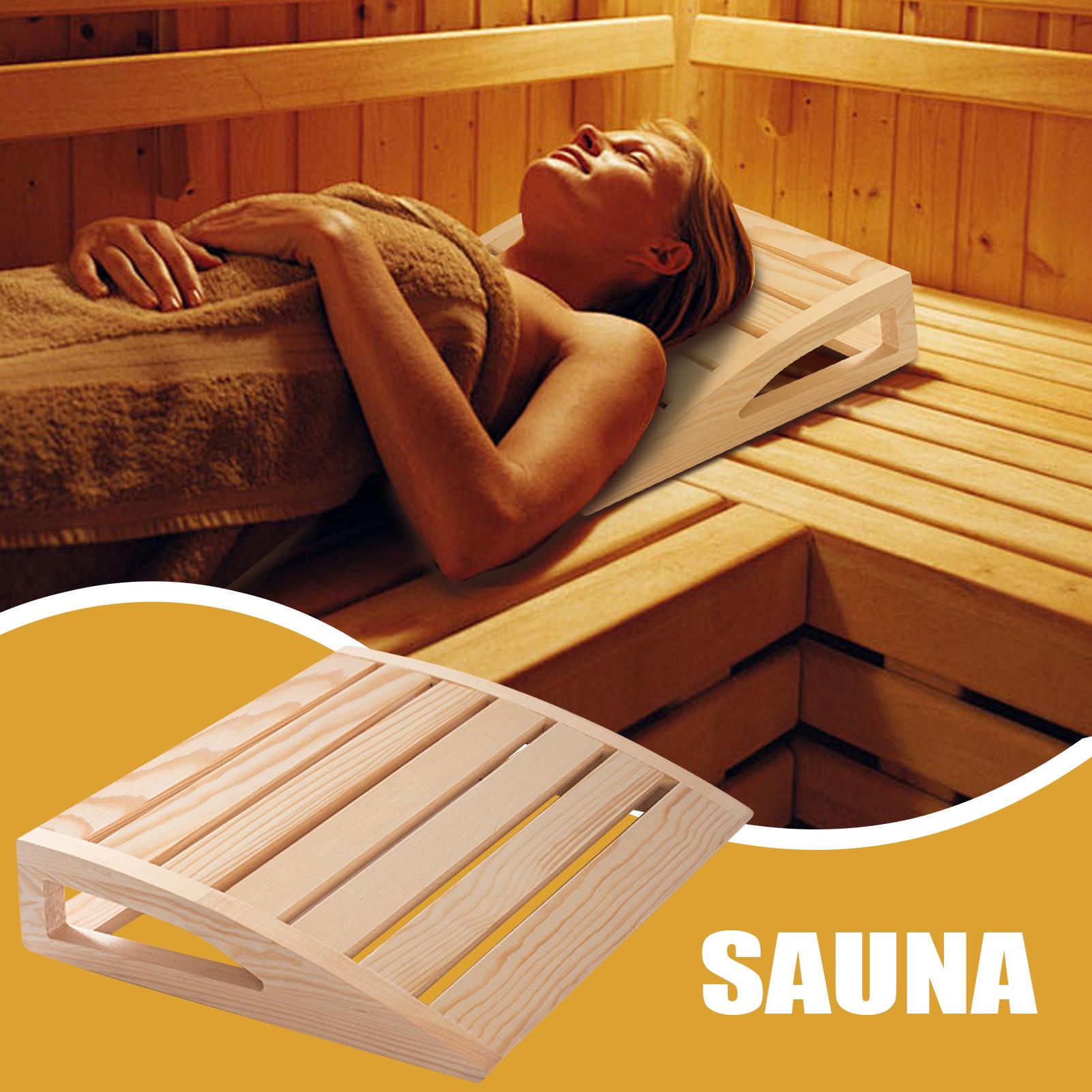 Wooden Sauna Headrest Handmade - Men Accessories For Neck review and price