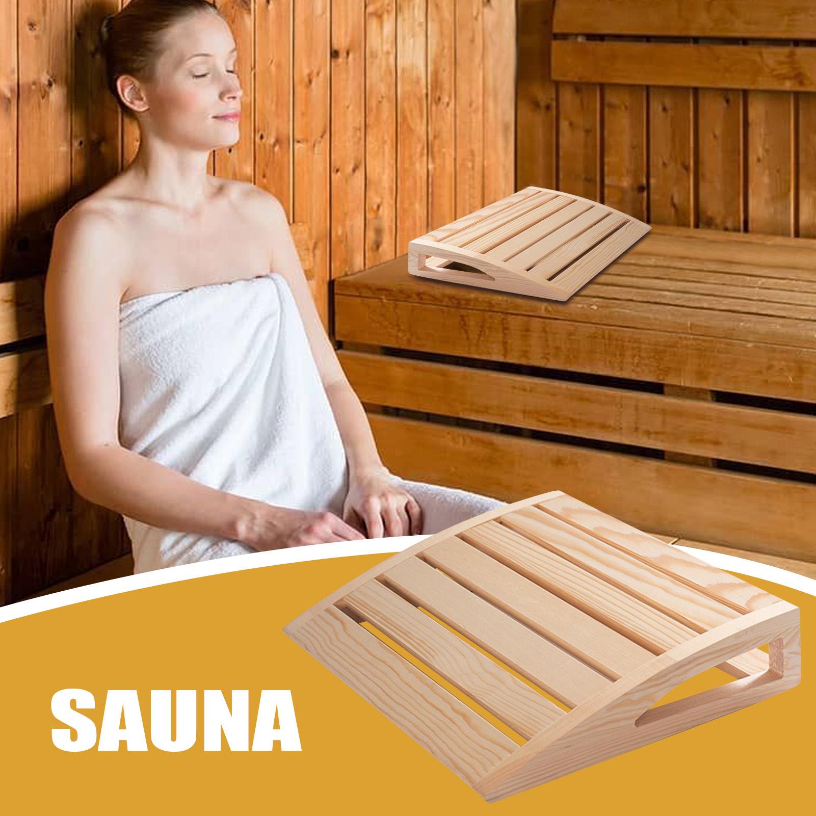 Wooden Sauna Headrest Handmade - Men Accessories For Neck review and price