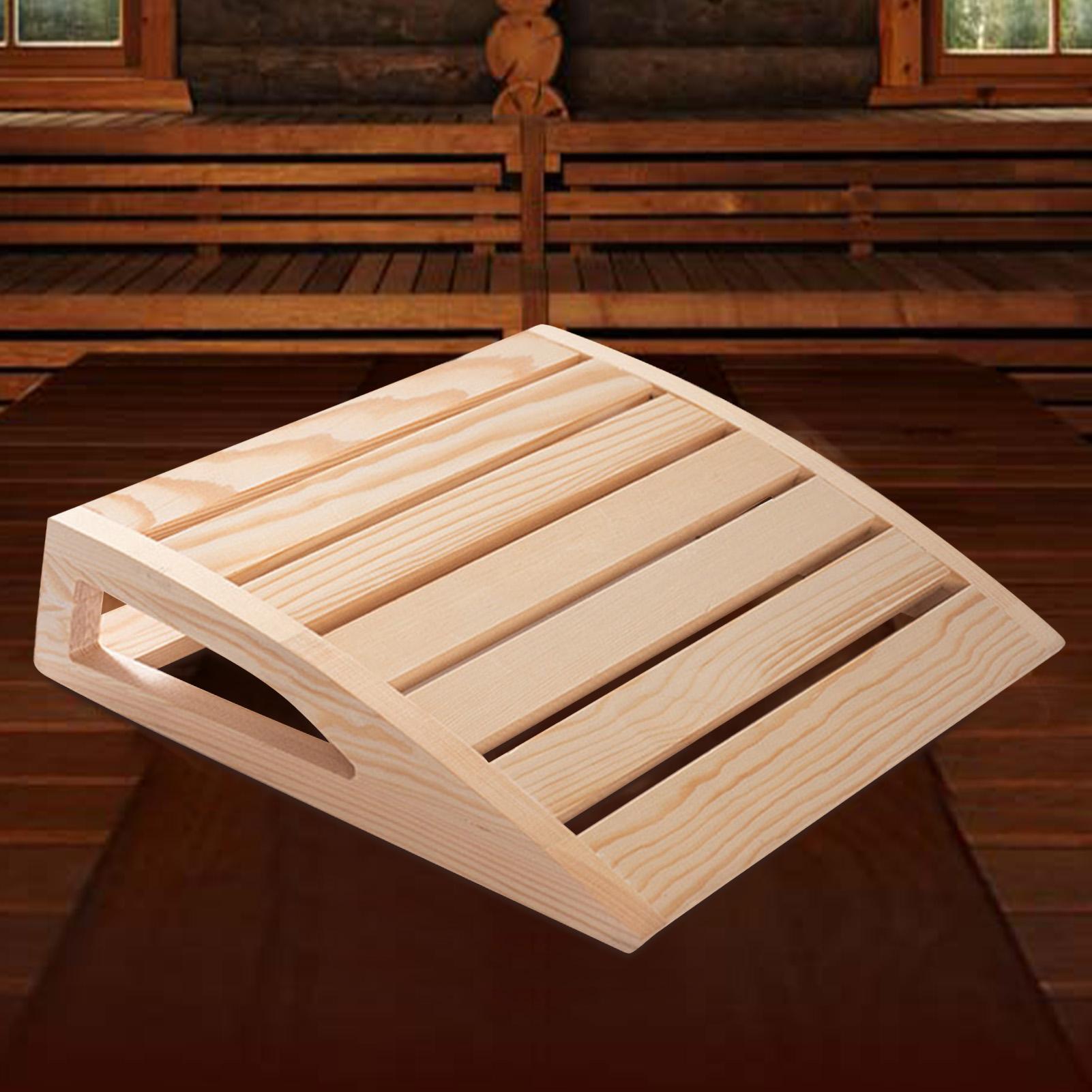 Wooden Sauna Headrest Handmade - Men Accessories For Neck review and price