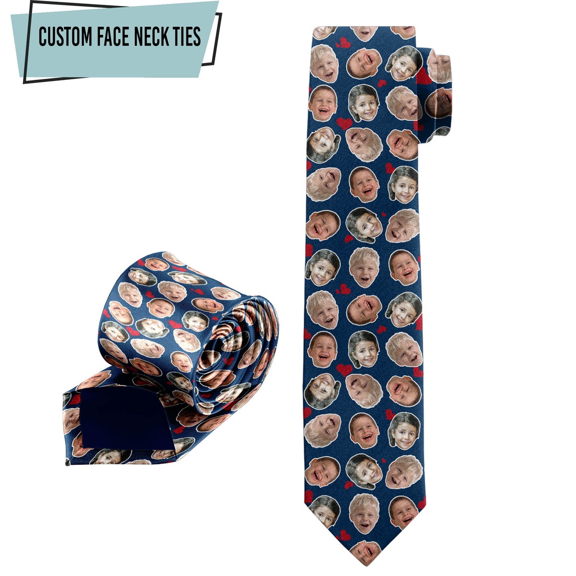 Personalize Your Photo Tie Fac - Men Accessories Photos review and price
